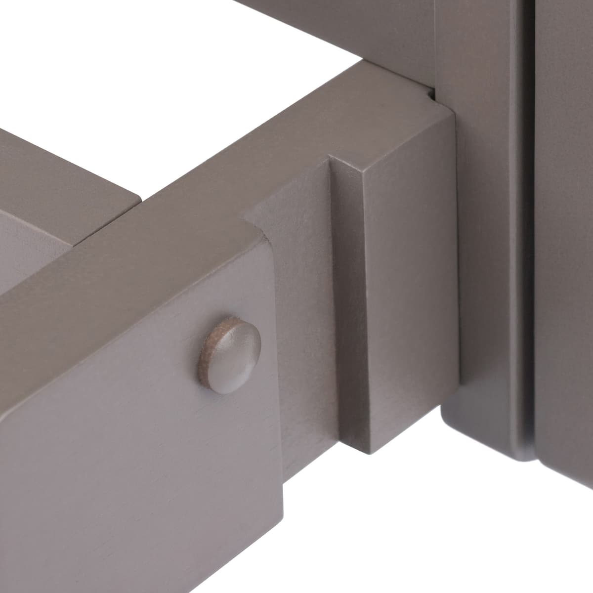 Isabelle Set of 4 Snack Tables with Mobile Stand and Removable Tray, Oyster Gray