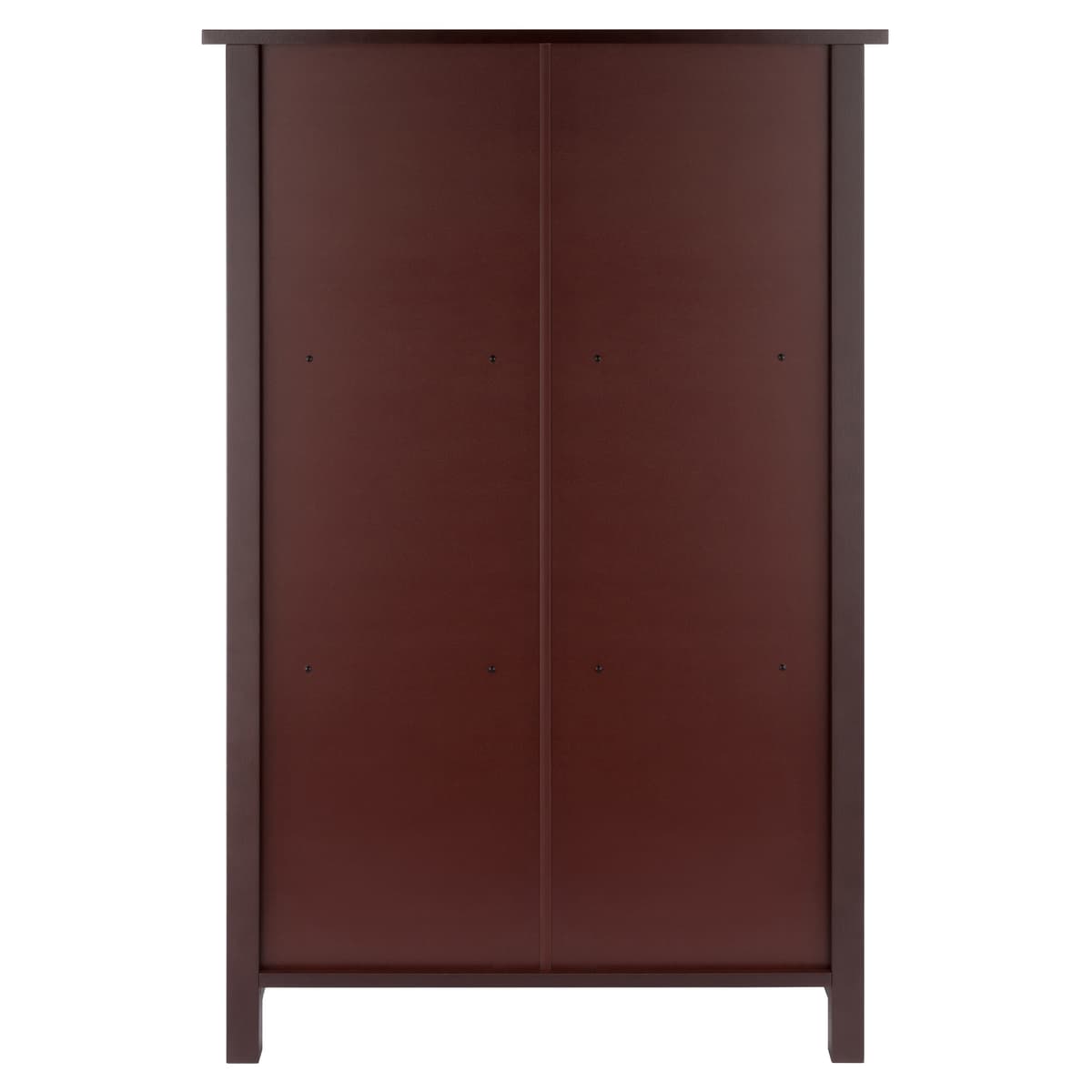 Milan 3-Tier Storage Shelf, 28” Wide, 43” High, Walnut