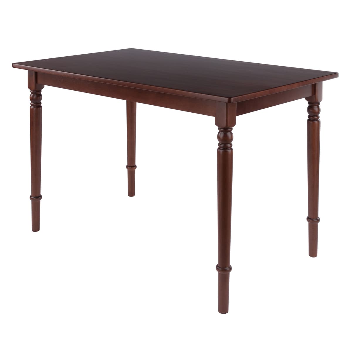 Ravenna Dining Table for 6 People, 47" Rectangular Kitchen Table, Walnut