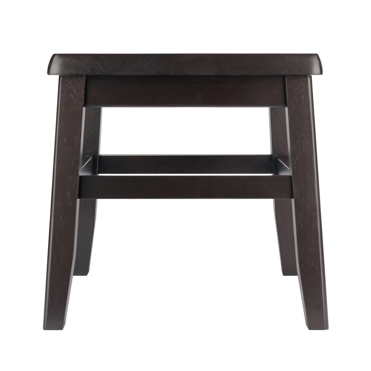 Winsome Kaya 2-Pc Step Stool Set, 12” High, Coffee