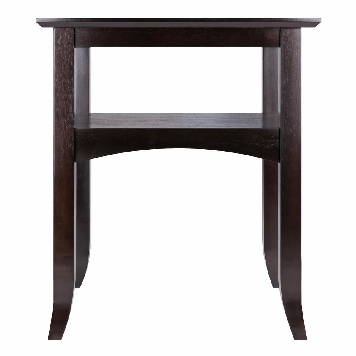 Winsome Camden End Table, 26” High, 22” Wide, Coffee
