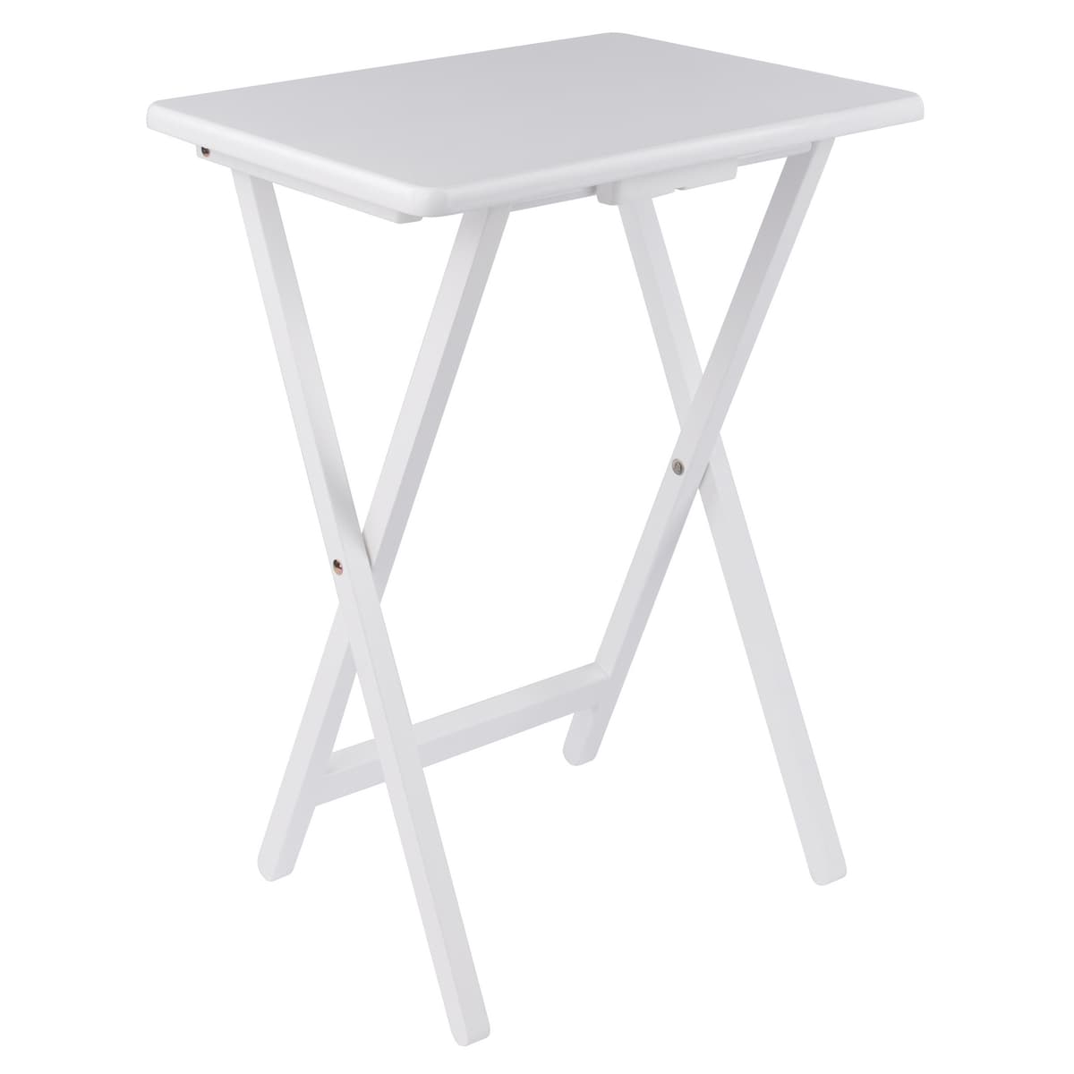 Alex 2-Pc Snack Tables, White