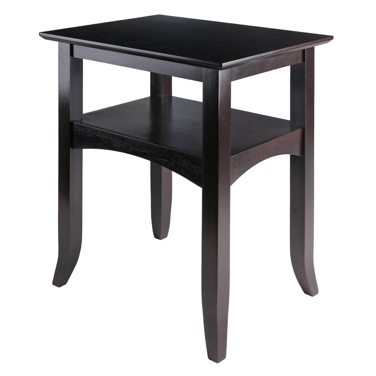 Winsome Camden End Table, 26” High, 22” Wide, Coffee