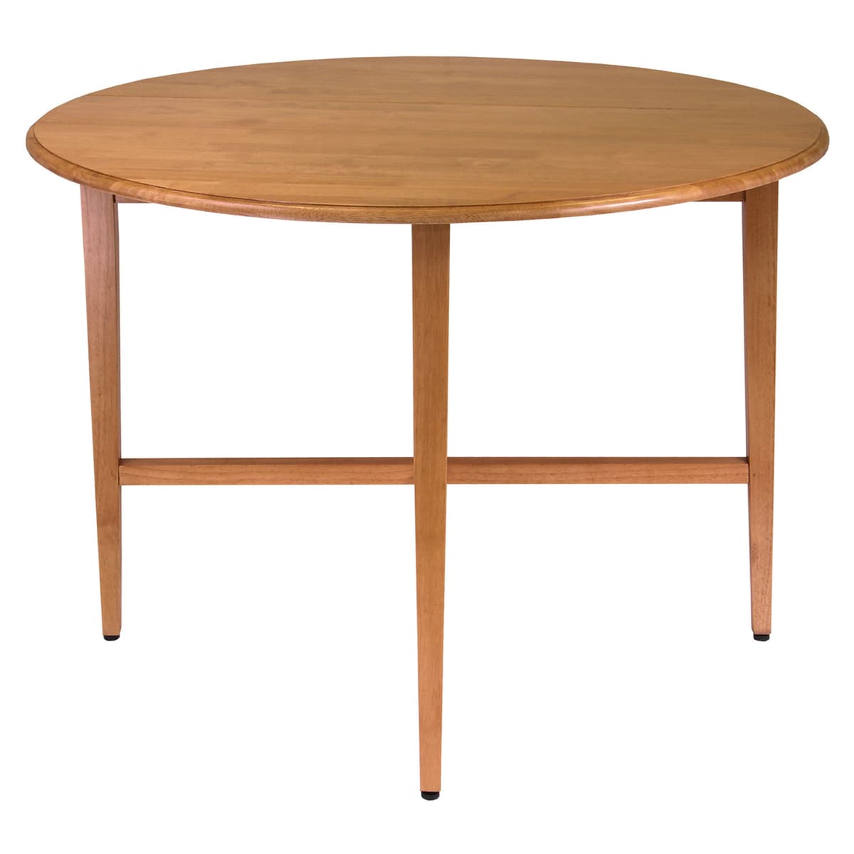 Hannah Foldable Round Dining Table, 42 inch, Light Oak