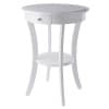 Sasha Accent Table, White