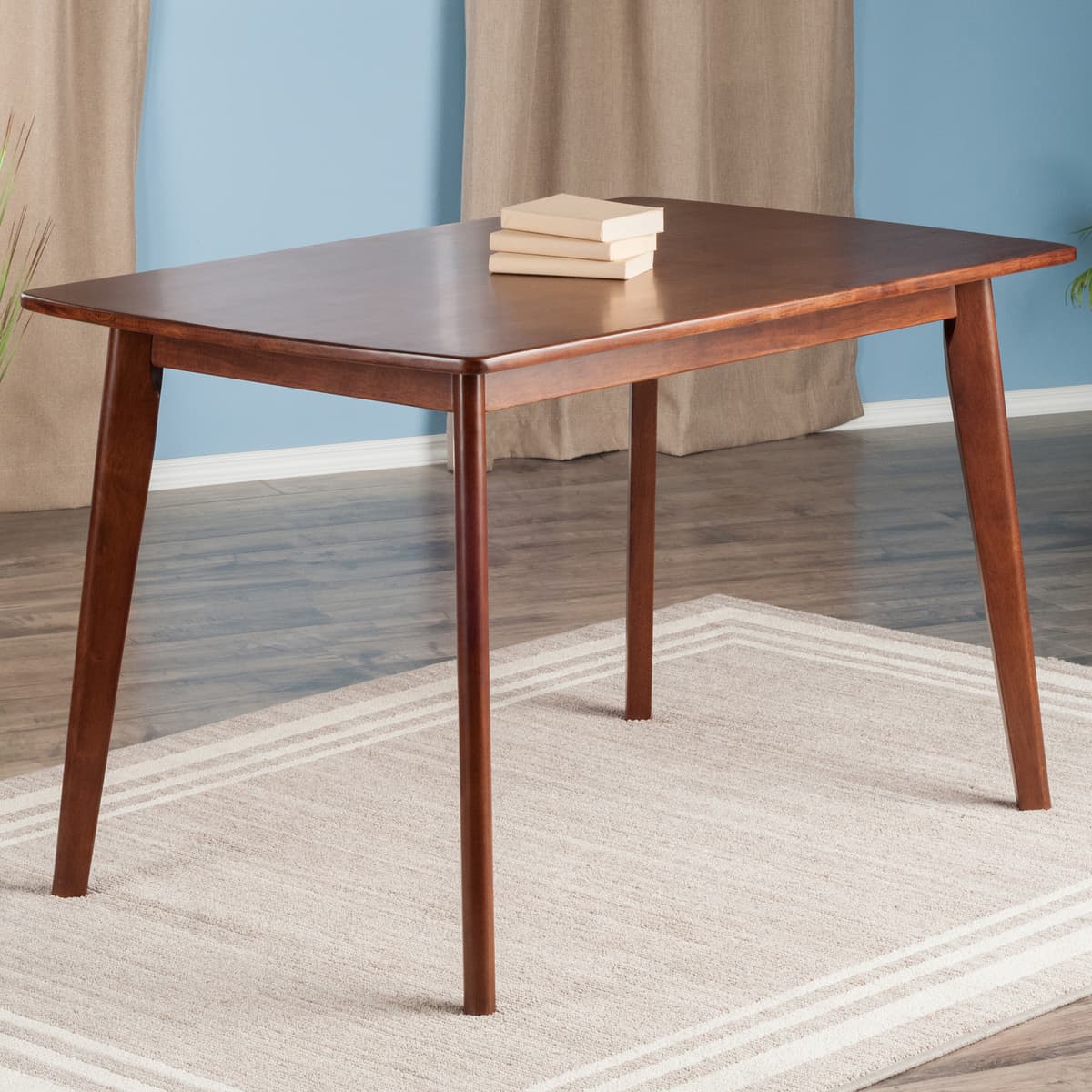 Shaye Dining Table, 47" Wide, 29" High, Walnut