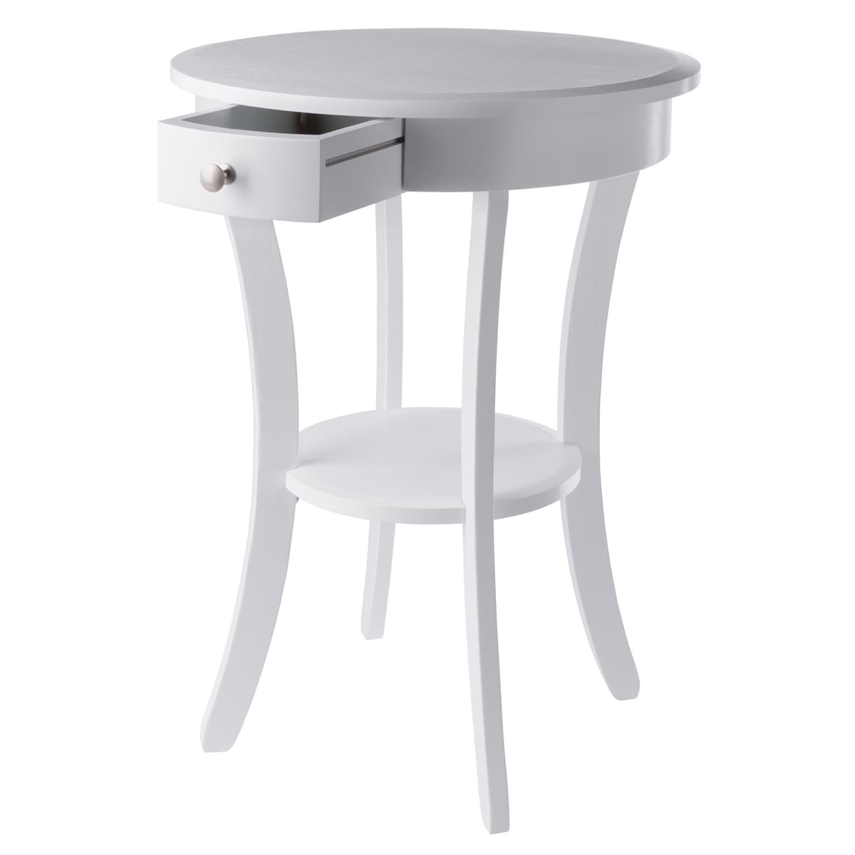Sasha Accent Table, White