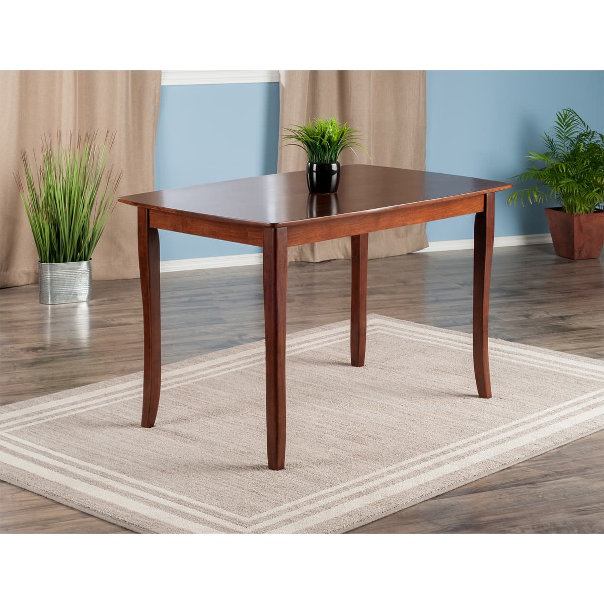 Winsome Inglewood Dining Table, 47” Wide, Walnut