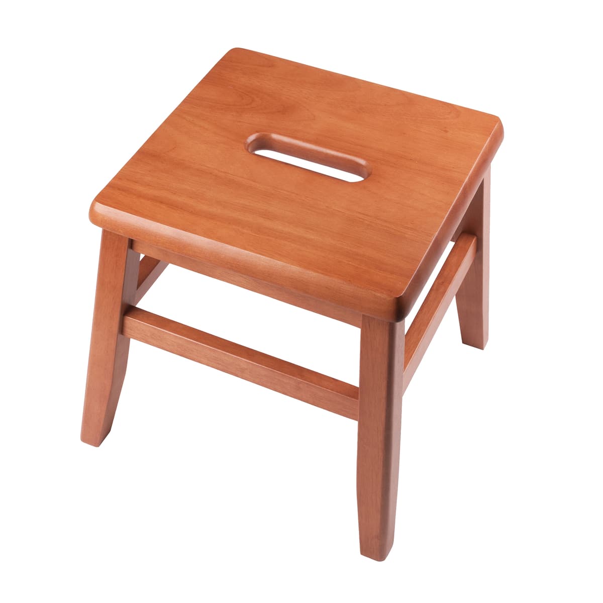 Winsome Kaya 2-Pc Step Stool Set, 12” High, Teak