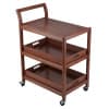 Winsome Albert 3-Tier Serving Cart, Walnut