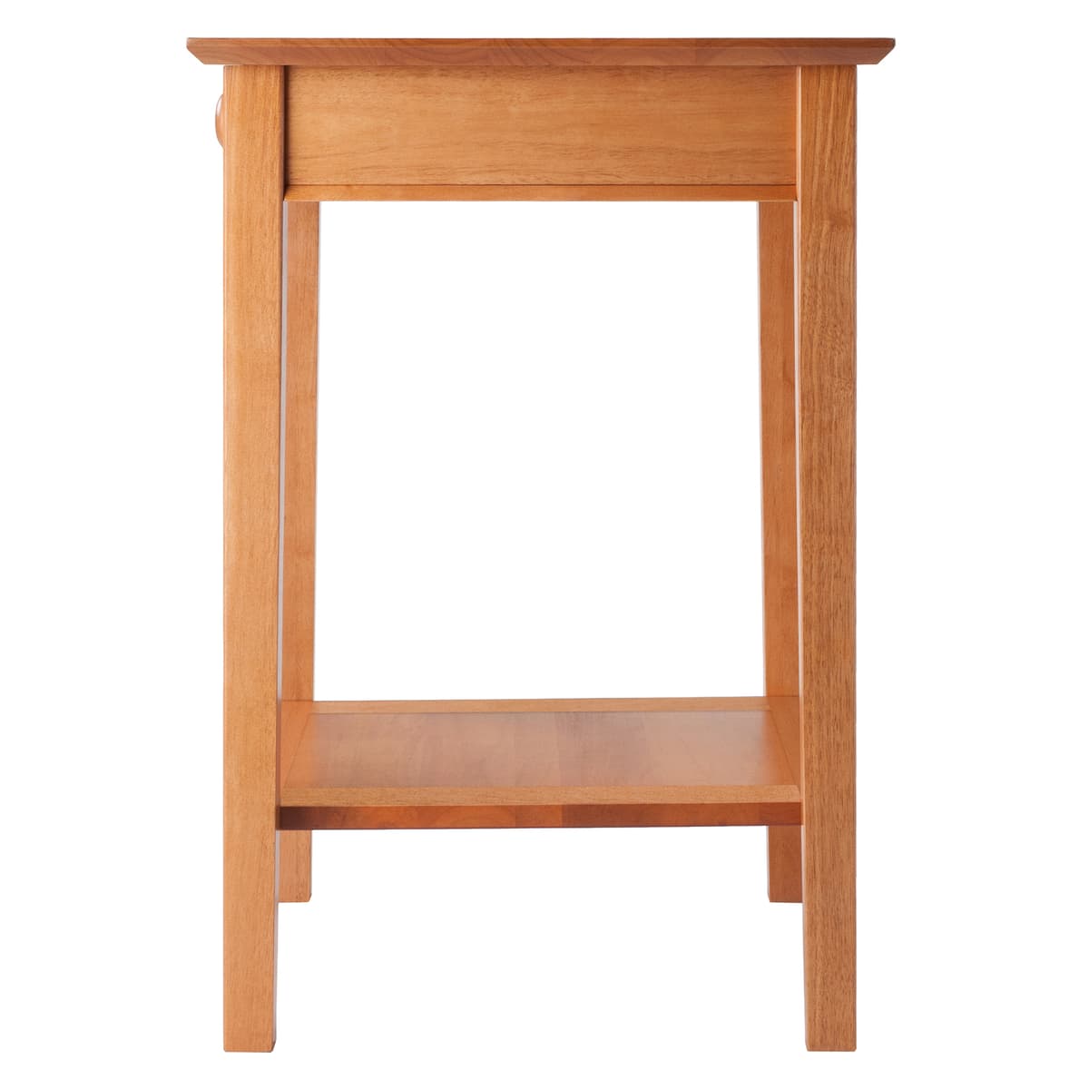 Winsome Studio End Table, 29” High, 23” Wide, Honey