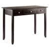 Winsome Burke Writing Desk, 42” Wide, 31” High, Coffee