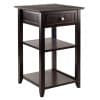 Winsome Burke Printer Stand, 20” Wide, 31” High, Coffee