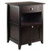 Winsome Burke File Cabinet, 24” Wide, 20” Deep, Coffee