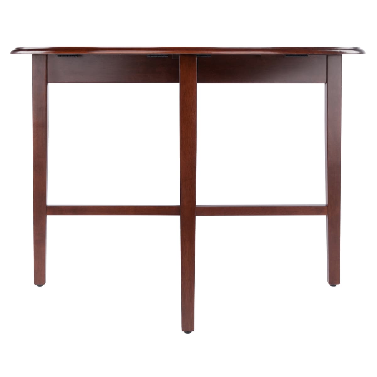 Hannah Double Drop Leaf Round Dining Table, Walnut