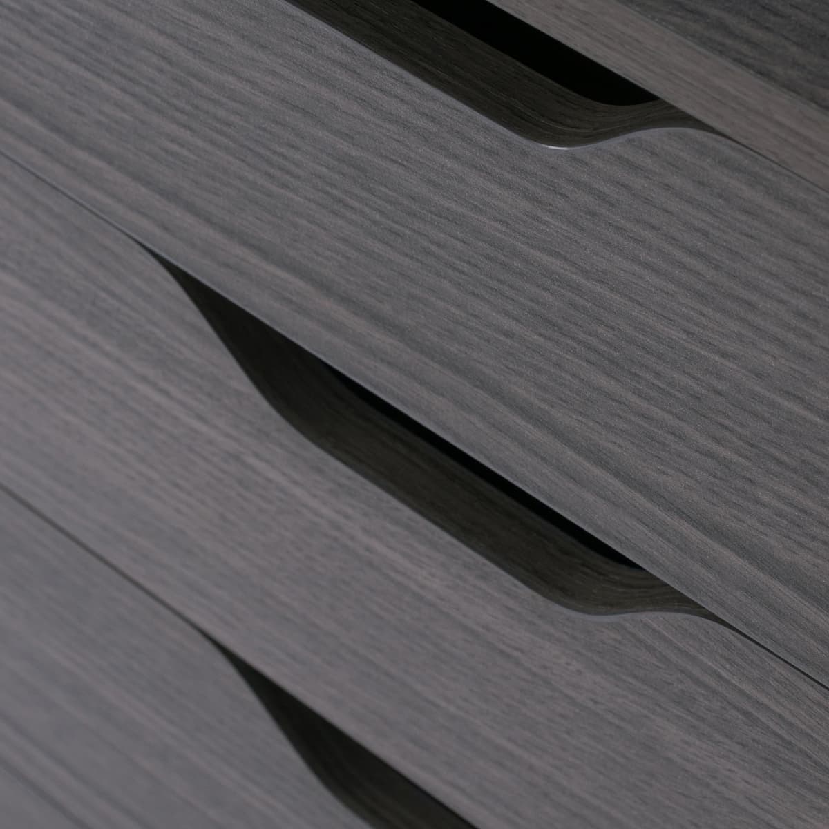 Halifax 5-Drawer Mobile Cabinet, Charcoal