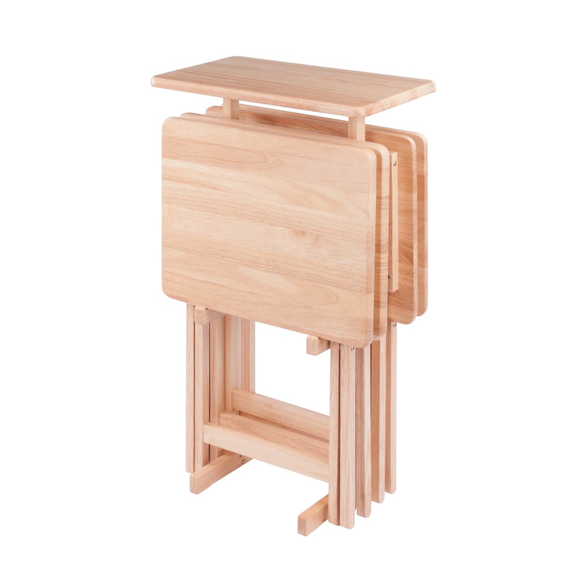 Riley 5-Pc Snack Table Set, Natural