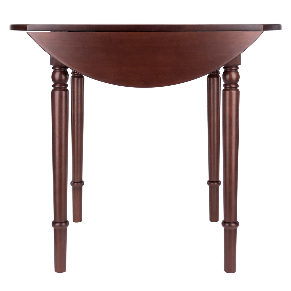 Sorella Round Drop Leaf Table, Walnut