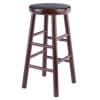 Shelby 2-Pc Swivel Seat Counter Stool, Walnut