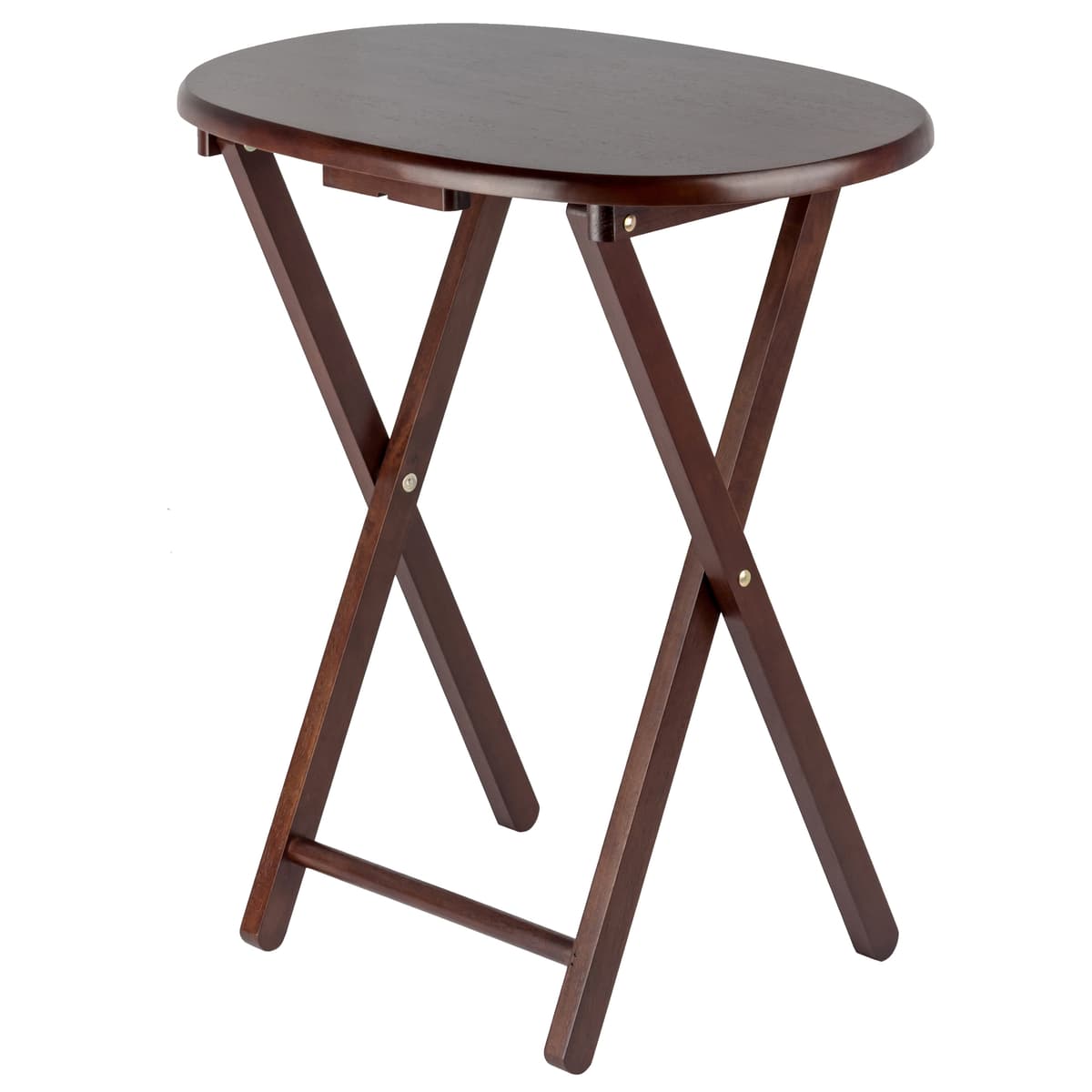 Nathan 5-Pc Snack Table Set with Stand, Cappuccino