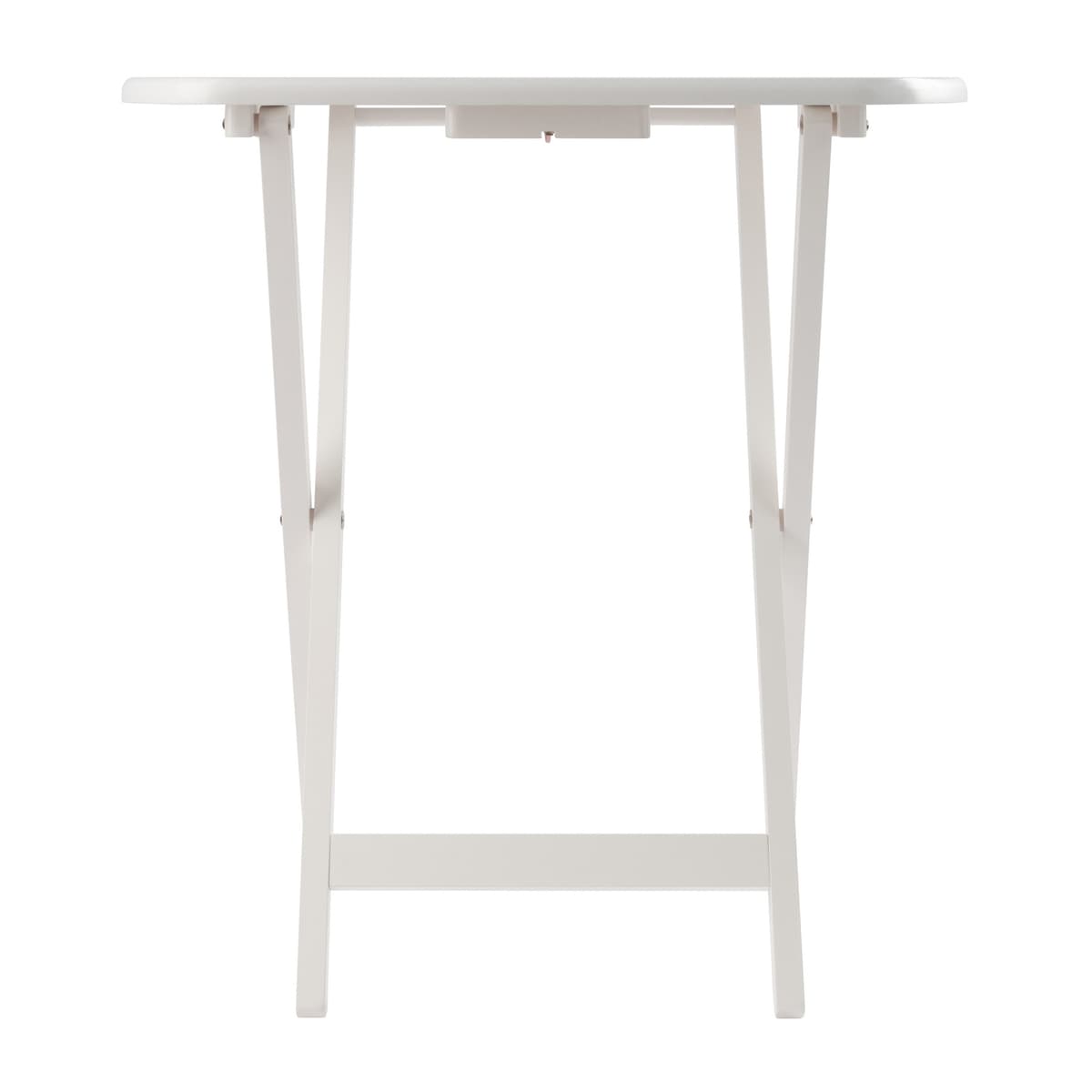 Corbett 5-Pc Oversized Snack Table Set, White
