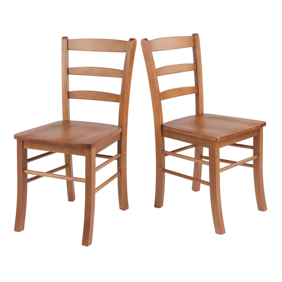 Benjamin 2-Pc Ladder-back Chair Set, Teak