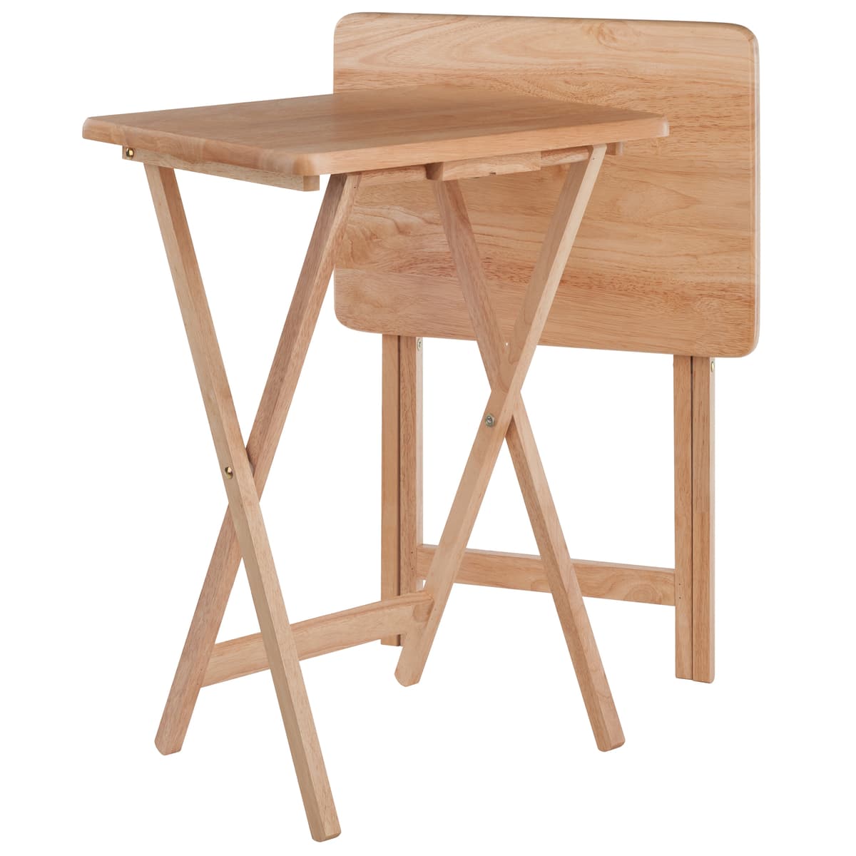 Alex 2-Pc Snack Tables, Natural