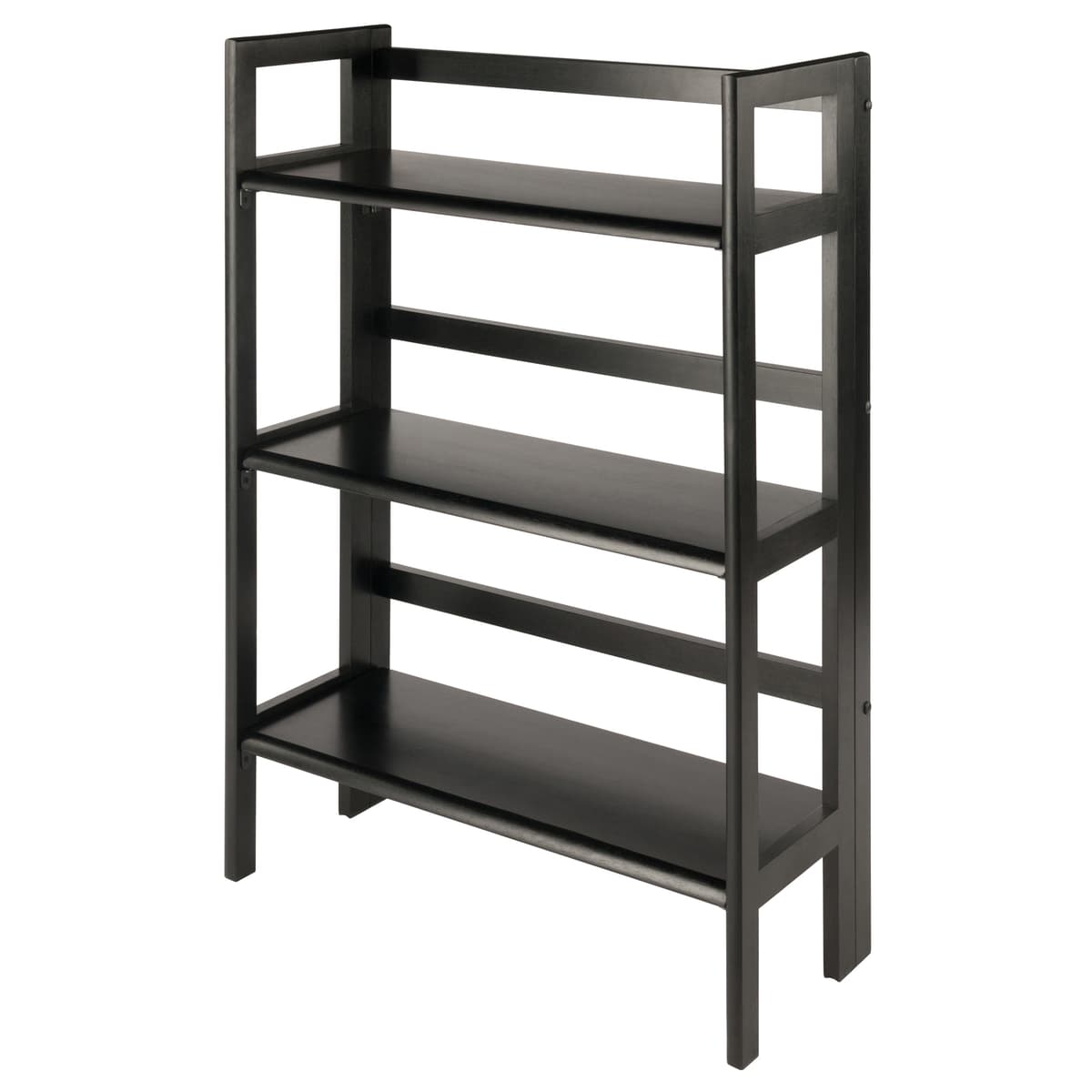 Terry 3-Tier Foldable Shelf, Stackable, Black