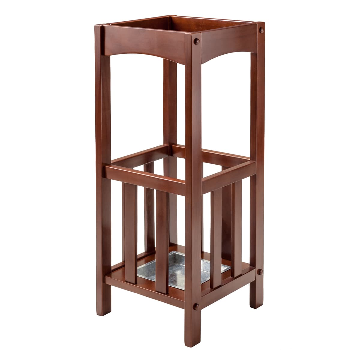 Rex Umbrella Stand, 11" Wide, Walnut