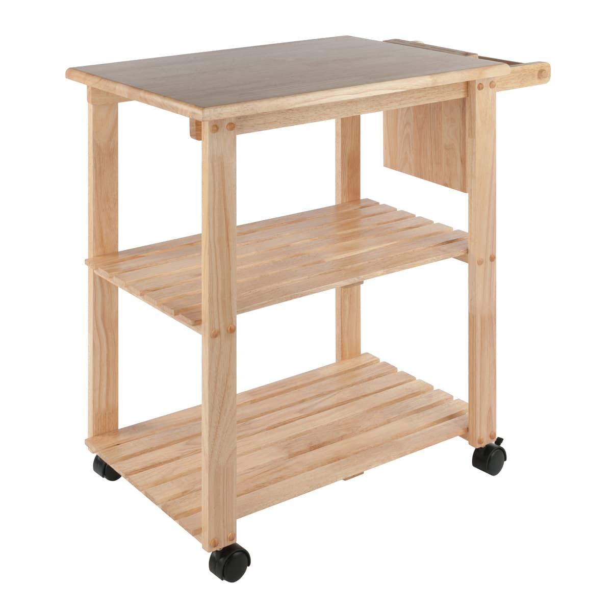 Mario Kitchen Utility Cart, 32” High, 34” Wide, Natural