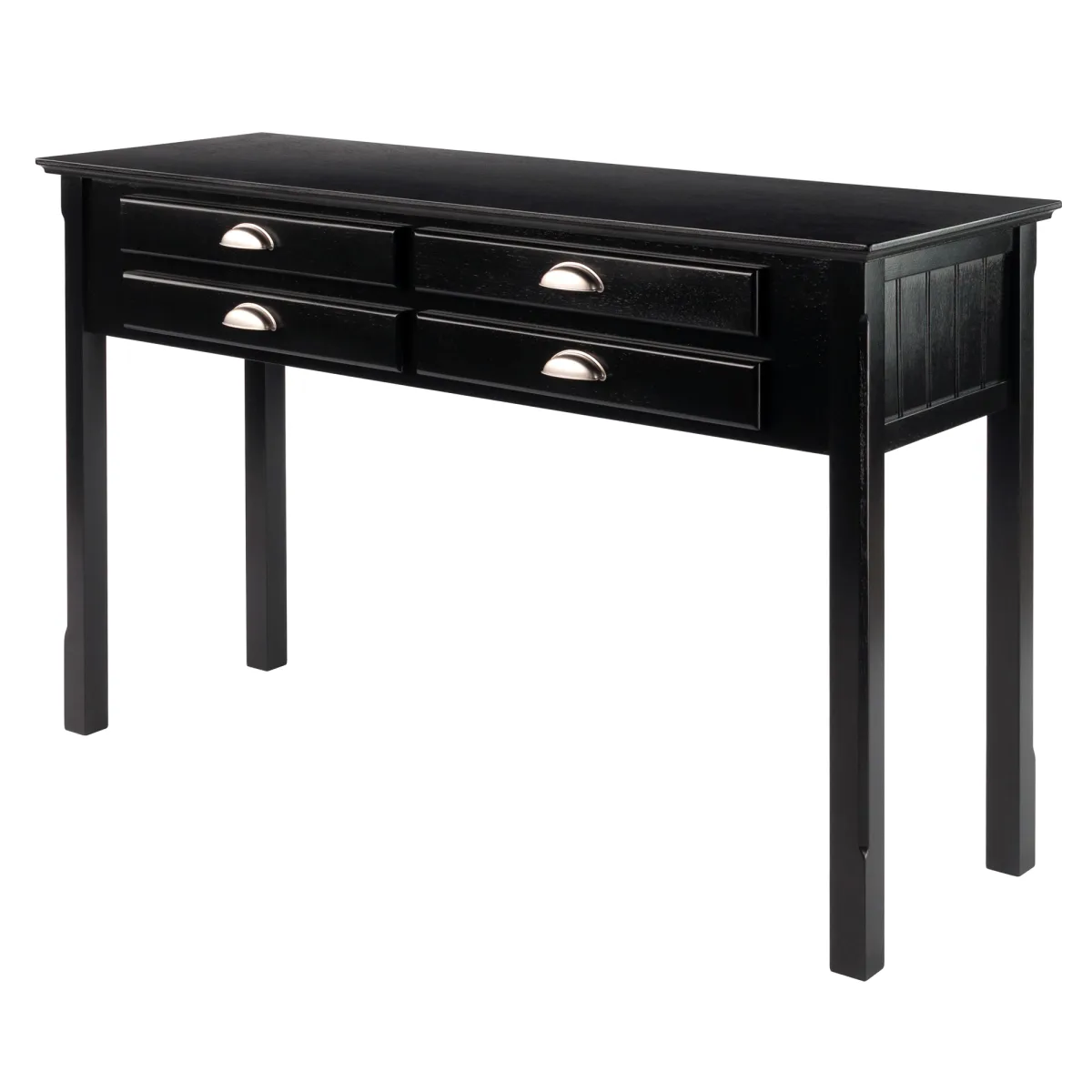 Timber Console Table, 29" High, 48" Wide, Black