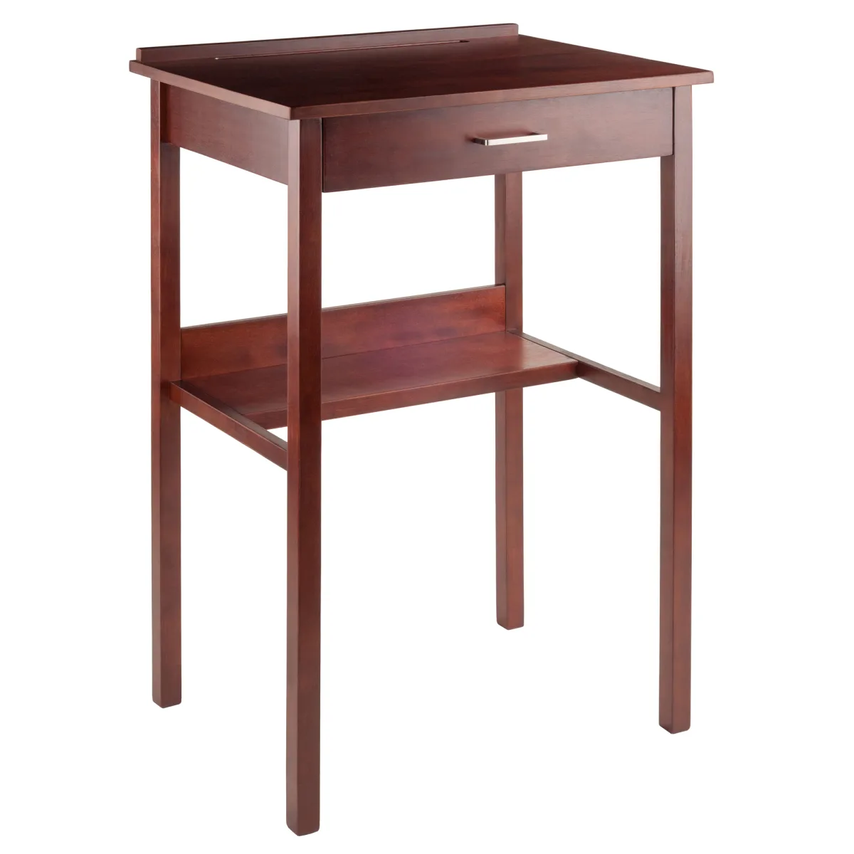 Ronald Standing Desk, 42" High, 28" Wide, Walnut