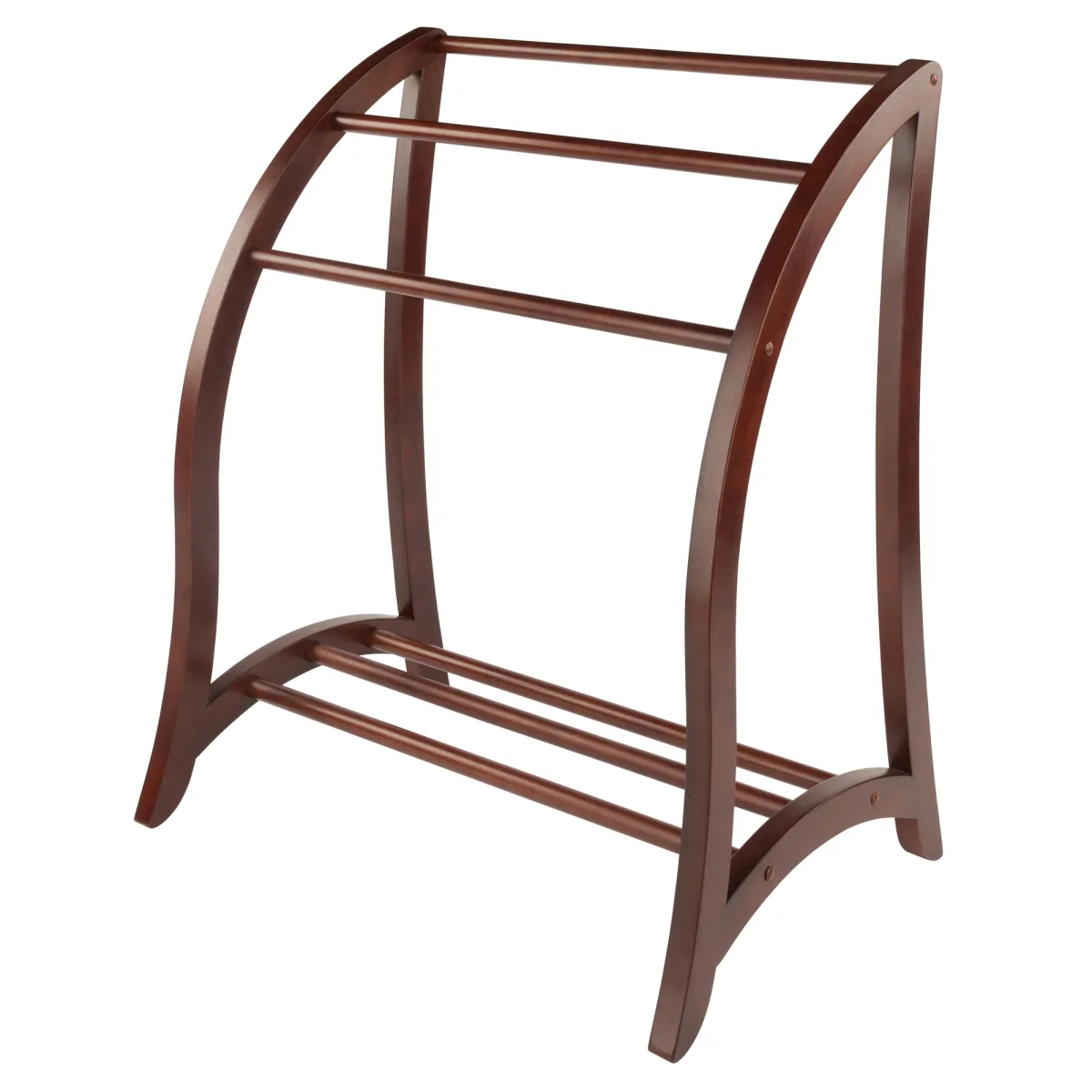 Betsy Blanket Rack, Walnut