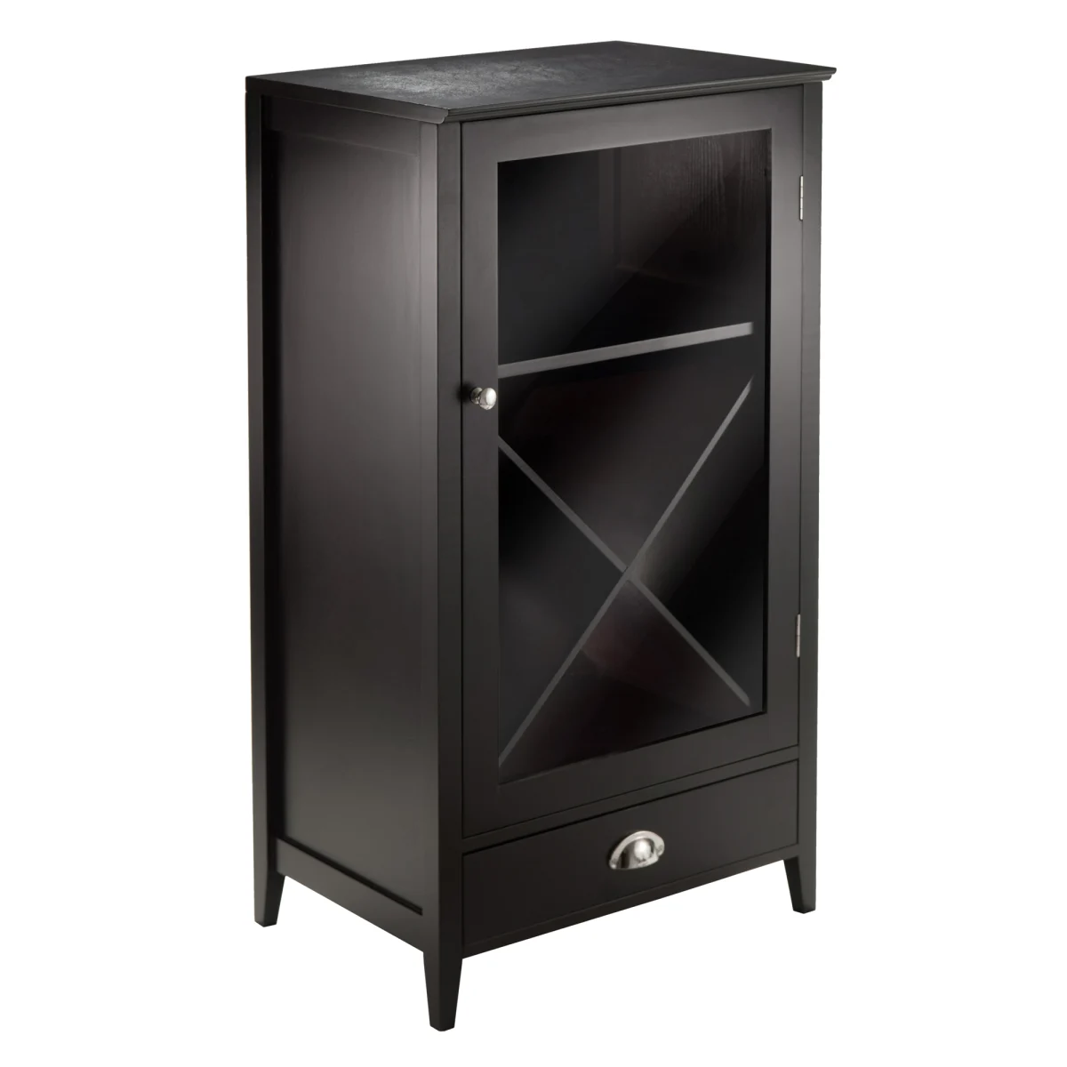 Bordeaux X-Panel Wine Cabinet, Espreso