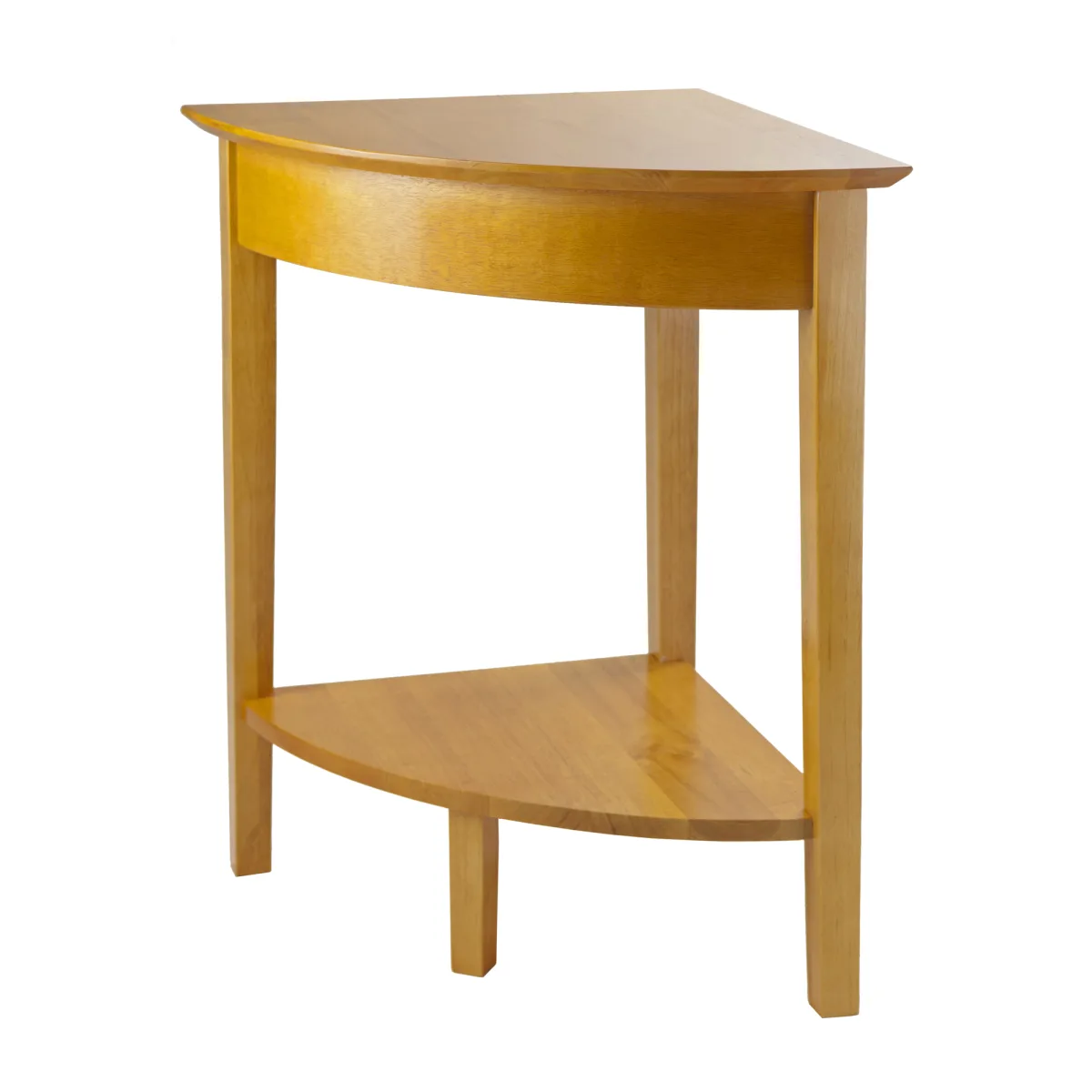 Studio Home Office Corner Table, Honey