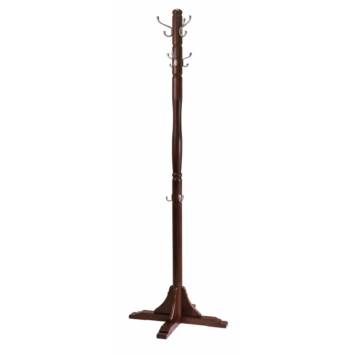 Jera Coat Tree, 9 Hook, Cappuccino